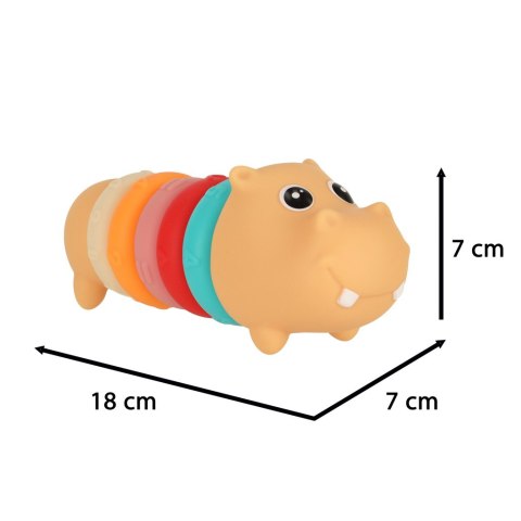 Kik Sp. z o. o. Sp. k. Hipopotam klocki sensoryczne edukacyjne miękkie układanka dopasowywanie Kik Sp. z o. o. Sp. k. Hipopotam klocki sensoryczne edukacyjne miękkie układanka dopasowywanie