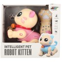 Kot kotek interaktywny zdalnie sterowany na pilota RC robot skacze różowy Kik Sp. z o. o. Sp. k.