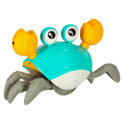 Krab pełzający interaktywny z dźwiękiem zielony Kik Sp. z o. o. Sp. k. Krab pełzający interaktywny z dźwiękiem zielony Kik Sp. z o. o. Sp. k.