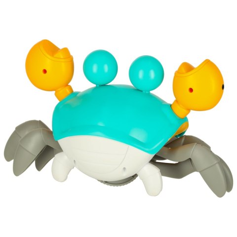 Krab pełzający interaktywny z dźwiękiem zielony Kik Sp. z o. o. Sp. k. Krab pełzający interaktywny z dźwiękiem zielony Kik Sp. z o. o. Sp. k.
