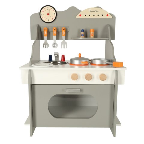 Kuchnia dla dzieci drewniana MDF piekarnik garnki akcesoria 70cm Kik Sp. z o. o. Sp. k. Kuchnia dla dzieci drewniana MDF piekarnik garnki akcesoria 70cm Kik Sp. z o. o. Sp. k.
