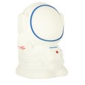 Kik Sp. z o. o. Sp. k. Lampka nocna dla dzieci silikonowa dotykowa miękka 8 LED USB RGB biała astronauta