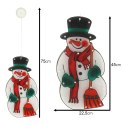 Lampki LED wisząca dekoracja okna świąteczna bałwan XXL 45cm Kik Sp. z o. o. Sp. k.