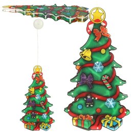 Lampki LED wisząca dekoracja okna świąteczna choinka XXL 45cm Kik Sp. z o. o. Sp. k.