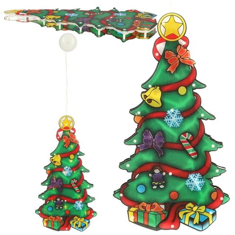 Lampki LED wisząca dekoracja okna świąteczna choinka XXL 45cm Kik Sp. z o. o. Sp. k. Lampki LED wisząca dekoracja okna świąteczna choinka XXL 45cm Kik Sp. z o. o. Sp. k.