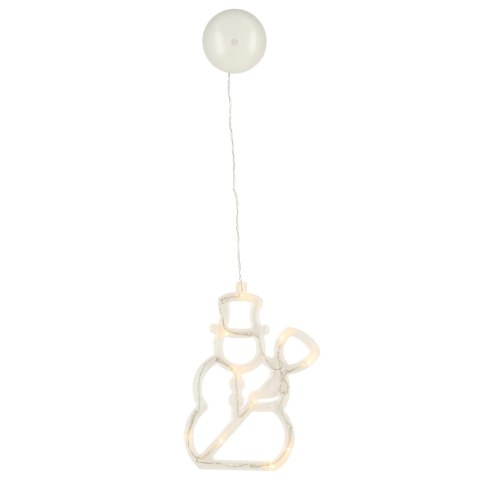 Lampki LED wisząca dekoracja świąteczna okna bałwanek 49cm przyssawka 10 LED Kik Sp. z o. o. Sp. k. Lampki LED wisząca dekoracja świąteczna okna bałwanek 49cm przyssawka 10 LED Kik Sp. z o. o. Sp. k.