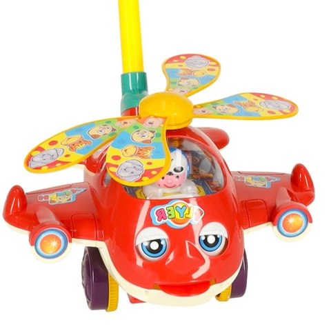 Pchacz na kiju samolot helikopter z dźwiękiem Kik Sp. z o. o. Sp. k. Pchacz na kiju samolot helikopter z dźwiękiem Kik Sp. z o. o. Sp. k.