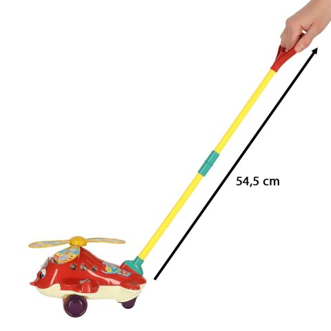 Pchacz na kiju samolot helikopter z dźwiękiem Kik Sp. z o. o. Sp. k. Pchacz na kiju samolot helikopter z dźwiękiem Kik Sp. z o. o. Sp. k.