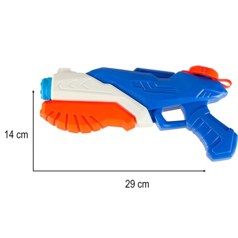 Kik Sp. z o. o. Sp. k. Pistolet na wodę wyrzutnia wodna 400ml niebieski Kik Sp. z o. o. Sp. k. Pistolet na wodę wyrzutnia wodna 400ml niebieski