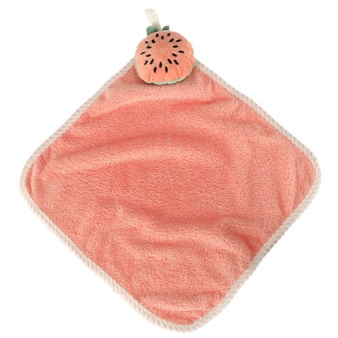 Ręcznik ręczniczek do rąk dla dzieci do przedszkola 30x30cm różowy arbuz Kik Sp. z o. o. Sp. k. Ręcznik ręczniczek do rąk dla dzieci do przedszkola 30x30cm różowy arbuz Kik Sp. z o. o. Sp. k.