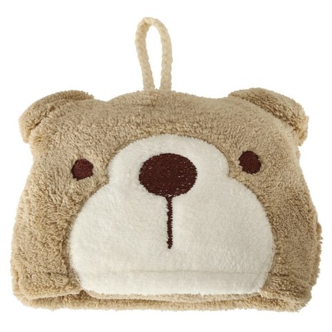 Kik Sp. z o. o. Sp. k. Ręcznik ręczniczek do rąk dla dzieci do przedszkola 42x25cm brązowy miś Kik Sp. z o. o. Sp. k. Ręcznik ręczniczek do rąk dla dzieci do przedszkola 42x25cm brązowy miś