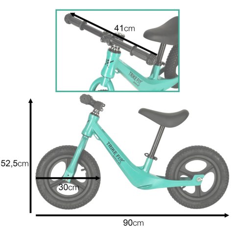 Kik Sp. z o. o. Sp. k. Rowerek biegowy Trike Fix Active X2 rower zielony Kik Sp. z o. o. Sp. k. Rowerek biegowy Trike Fix Active X2 rower zielony