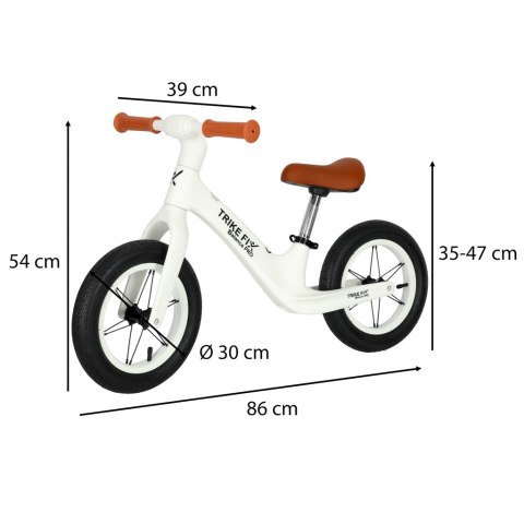 Rowerek biegowy Trike Fix Balance PRO biały lekki 3kg Kik Sp. z o. o. Sp. k. Rowerek biegowy Trike Fix Balance PRO biały lekki 3kg Kik Sp. z o. o. Sp. k.
