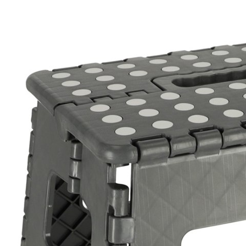 Stołek taboret składany antypoślizgowy 22cm ciemny szary Kik Sp. z o. o. Sp. k. Stołek taboret składany antypoślizgowy 22cm ciemny szary Kik Sp. z o. o. Sp. k.