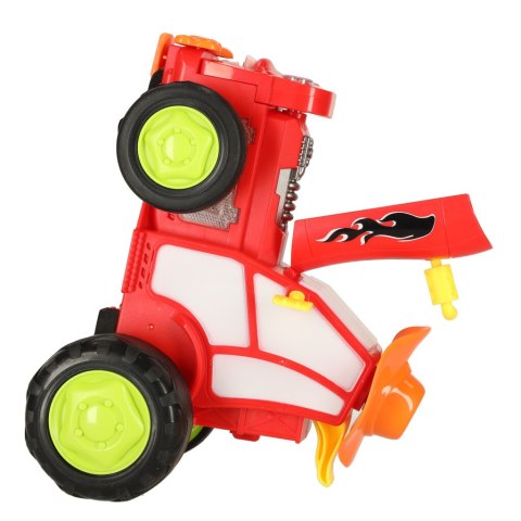 Kik Sp. z o. o. Sp. k. Traktor ciągnik zdalnie sterowany na pilota RC skaczący tańczący dźwięk czerwony Kik Sp. z o. o. Sp. k. Traktor ciągnik zdalnie sterowany na pilota RC skaczący tańczący dźwięk czerwony