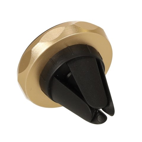 Uchwyt magnetyczny do telefonu holder samochodowy na kratkę wywiew złoty Kik Sp. z o. o. Sp. k. Uchwyt magnetyczny do telefonu holder samochodowy na kratkę wywiew złoty Kik Sp. z o. o. Sp. k.