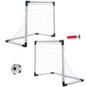 Kik Sp. z o. o. Sp. k. Bramka piłkarska do piłki nożnej dla dzieci 2w1 143x110x70cm