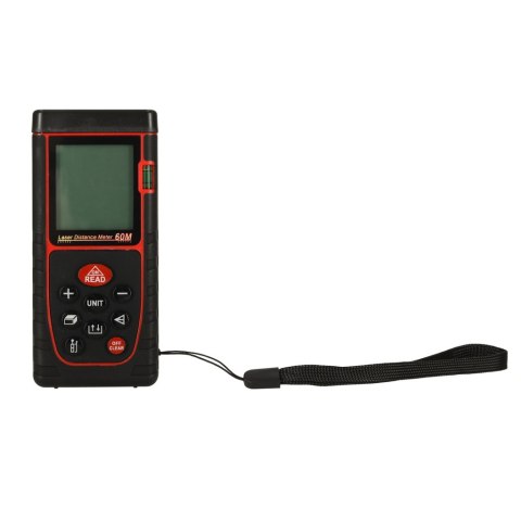 Dalmierz laserowy miernik odległości cyfrowy wodoodporny IP54 3mm/60m pokrowiec zasilanie bateryjne KAFUWELL Kik Sp. z o. o. Sp. k. Dalmierz laserowy miernik odległości cyfrowy wodoodporny IP54 3mm/60m pokrowiec zasilanie bateryjne KAFUWELL Kik Sp. z o. o. Sp. k.