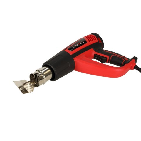 KAFUWELL Opalarka elektryczna z regulacja tempratury 0-600 st. C przepływ powietrza 300-500 l/min + 4 wymienne końcówki 1850W Kik Sp. z o. o. Sp. k. KAFUWELL Opalarka elektryczna z regulacja tempratury 0-600 st. C przepływ powietrza 300-500 l/min + 4 wymienne końcówki 1850W Kik Sp. z o. o. Sp. k.