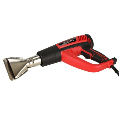 KAFUWELL Opalarka elektryczna z regulacja tempratury 0-600 st. C przepływ powietrza 300-500 l/min + 4 wymienne końcówki 1850W Kik Sp. z o. o. Sp. k. KAFUWELL Opalarka elektryczna z regulacja tempratury 0-600 st. C przepływ powietrza 300-500 l/min + 4 wymienne końcówki 1850W Kik Sp. z o. o. Sp. k.