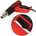 KAFUWELL Opalarka elektryczna z regulacja tempratury 0-600 st. C przepływ powietrza 300-500 l/min + 4 wymienne końcówki 1850W Kik Sp. z o. o. Sp. k.