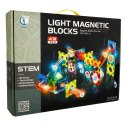 Klocki magnetyczne marble tor kulkowy świecący 49 elementów Kik Sp. z o. o. Sp. k.