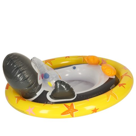 Kik Sp. z o. o. Sp. k. Kółko do pływania dla niemowląt koło pontonik dla dzieci dmuchany z siedziskiem pingwin max 23kg 3-4lata INTEX 59570 Kik Sp. z o. o. Sp. k. Kółko do pływania dla niemowląt koło pontonik dla dzieci dmuchany z siedziskiem pingwin max 23kg 3-4lata INTEX 59570