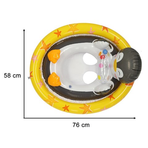 Kik Sp. z o. o. Sp. k. Kółko do pływania dla niemowląt koło pontonik dla dzieci dmuchany z siedziskiem pingwin max 23kg 3-4lata INTEX 59570 Kik Sp. z o. o. Sp. k. Kółko do pływania dla niemowląt koło pontonik dla dzieci dmuchany z siedziskiem pingwin max 23kg 3-4lata INTEX 59570