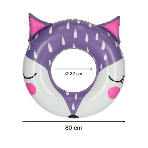 Kółko do pływania koło dmuchane kółko plażowe lisek 80cm max 60kg Kik Sp. z o. o. Sp. k. Kółko do pływania koło dmuchane kółko plażowe lisek 80cm max 60kg Kik Sp. z o. o. Sp. k.