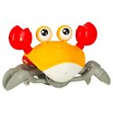 Kik Sp. z o. o. Sp. k. Krab uciekający pełzający czujnik interaktywna akumulator USB czerwony