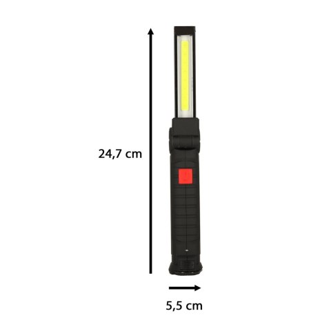 Lampa warsztatowa latarka USB 5 trybów magnes hak akumulator 1200 mAh 200 lm KAFUWELL Kik Sp. z o. o. Sp. k. Lampa warsztatowa latarka USB 5 trybów magnes hak akumulator 1200 mAh 200 lm KAFUWELL Kik Sp. z o. o. Sp. k.
