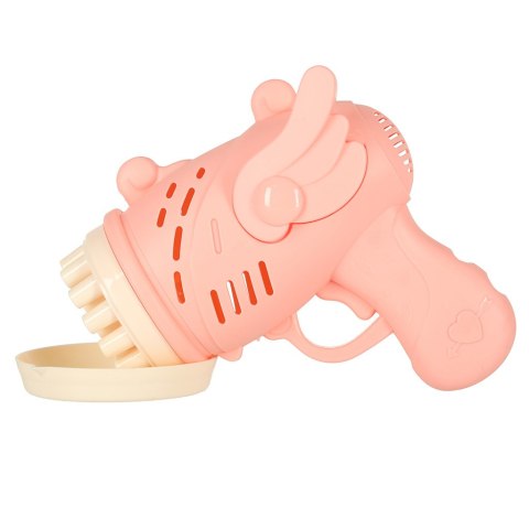 Kik Sp. z o. o. Sp. k. Pistolet do baniek mydlanych bańki mydlane ze skrzydłami różowy Kik Sp. z o. o. Sp. k. Pistolet do baniek mydlanych bańki mydlane ze skrzydłami różowy