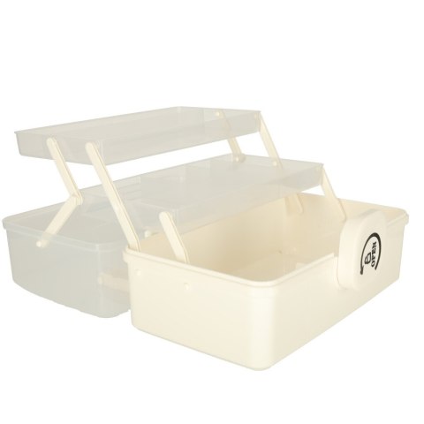 Kik Sp. z o. o. Sp. k. Organizer na leki pojemnik pudełko kasetka apteczka duży XL na zamek skrzynka 29x16x15cm Kik Sp. z o. o. Sp. k. Organizer na leki pojemnik pudełko kasetka apteczka duży XL na zamek skrzynka 29x16x15cm