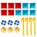 Rzut do celu rzutki na rzepy 2w1 zestaw animacyjny piłki woreczki 21el. Kik Sp. z o. o. Sp. k.