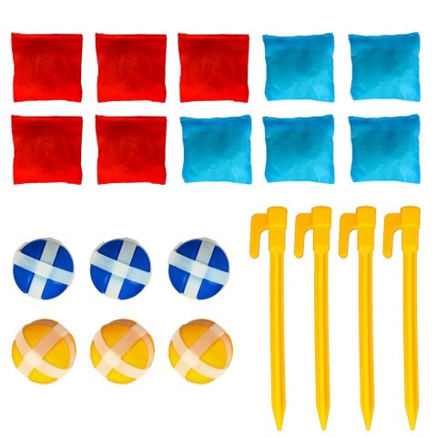 Rzut do celu rzutki na rzepy 2w1 zestaw animacyjny piłki woreczki 21el. Kik Sp. z o. o. Sp. k. Rzut do celu rzutki na rzepy 2w1 zestaw animacyjny piłki woreczki 21el. Kik Sp. z o. o. Sp. k.