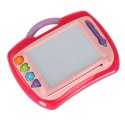 Kik Sp. z o. o. Sp. k. Tablica magnetyczna tablet do rysowania znikopis stempelki różowy XL