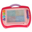 Kik Sp. z o. o. Sp. k. Tablica magnetyczna tablet do rysowania znikopis stempelki różowy XL