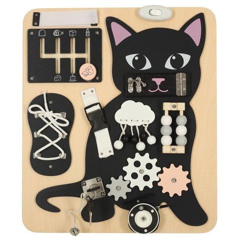 Tablica manipulacyjna sensoryczna Kotek LULILO KICIAO Kik Sp. z o. o. Sp. k. Tablica manipulacyjna sensoryczna Kotek LULILO KICIAO Kik Sp. z o. o. Sp. k.