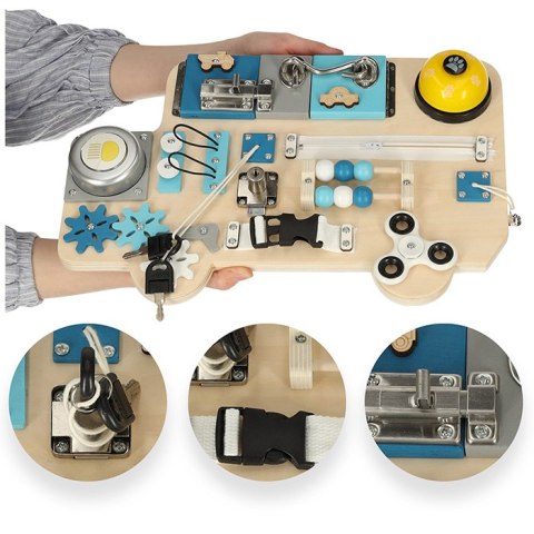 Tablica manipulacyjna sensoryczna LULILO BUSO Kik Sp. z o. o. Sp. k. Tablica manipulacyjna sensoryczna LULILO BUSO Kik Sp. z o. o. Sp. k.