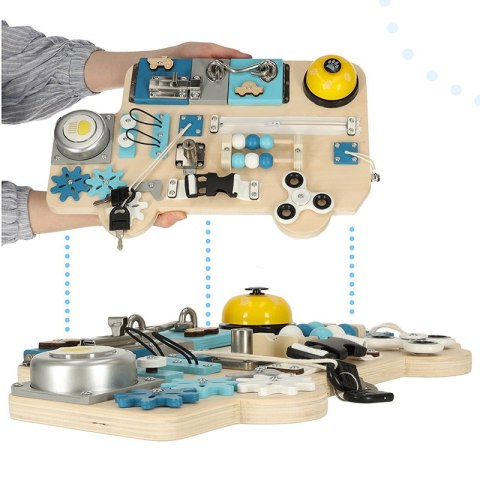 Tablica manipulacyjna sensoryczna LULILO BUSO Kik Sp. z o. o. Sp. k. Tablica manipulacyjna sensoryczna LULILO BUSO Kik Sp. z o. o. Sp. k.