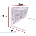 Kik Sp. z o. o. Sp. k. Barierka osłona ochronna do łóżka otwierana 90cm słonik