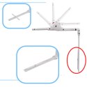 Kik Sp. z o. o. Sp. k. Barierka osłona ochronna do łóżka otwierana 90cm słonik