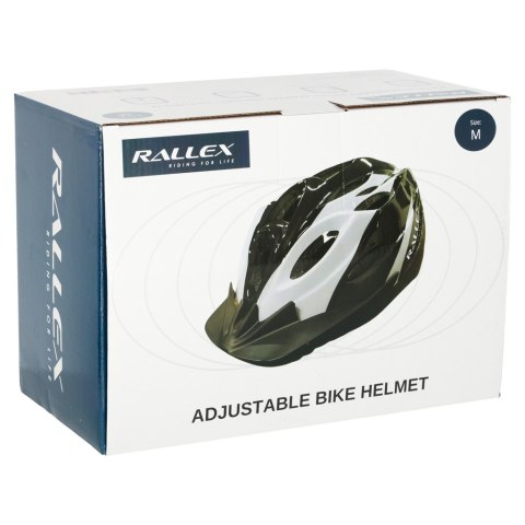 Kask rowerowy RALLEX otwory wentylacyjne regulowany damski męski uniwersalny młodzieżowy regulowany 58-61 cm Kik Sp. z o. o. Sp. k. Kask rowerowy RALLEX otwory wentylacyjne regulowany damski męski uniwersalny młodzieżowy regulowany 58-61 cm Kik Sp. z o. o. Sp. k.