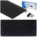Klawiatura bezprzewodowa bluetooth Smart TV czarna Kik Sp. z o. o. Sp. k.
