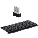 Klawiatura bezprzewodowa bluetooth Smart TV czarna Kik Sp. z o. o. Sp. k.