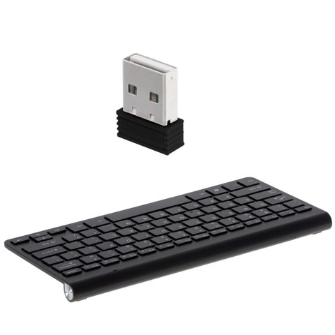 Klawiatura bezprzewodowa bluetooth Smart TV czarna Kik Sp. z o. o. Sp. k. Klawiatura bezprzewodowa bluetooth Smart TV czarna Kik Sp. z o. o. Sp. k.