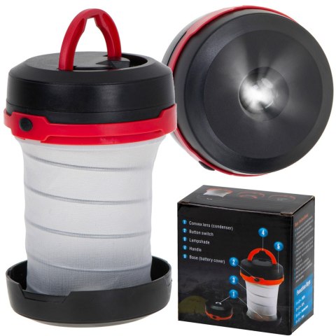 Lampa kempingowa turystyczna biwakowa latarka na baterie 2w1 3tryby LED Kik Sp. z o. o. Sp. k. Lampa kempingowa turystyczna biwakowa latarka na baterie 2w1 3tryby LED Kik Sp. z o. o. Sp. k.