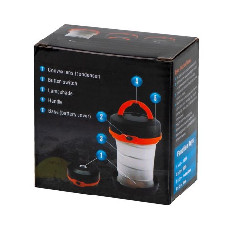 Lampa kempingowa turystyczna biwakowa latarka na baterie 2w1 3tryby LED Kik Sp. z o. o. Sp. k. Lampa kempingowa turystyczna biwakowa latarka na baterie 2w1 3tryby LED Kik Sp. z o. o. Sp. k.