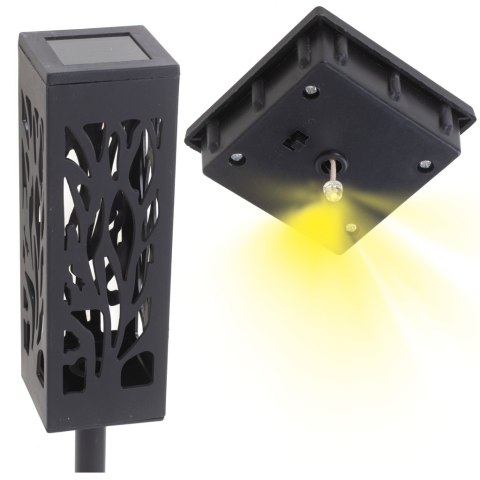 Lampa solarna ogrodowa ażurowa latarenka lamion LED czujnik zmierzchu wbijana 4szt. Kik Sp. z o. o. Sp. k. Lampa solarna ogrodowa ażurowa latarenka lamion LED czujnik zmierzchu wbijana 4szt. Kik Sp. z o. o. Sp. k.