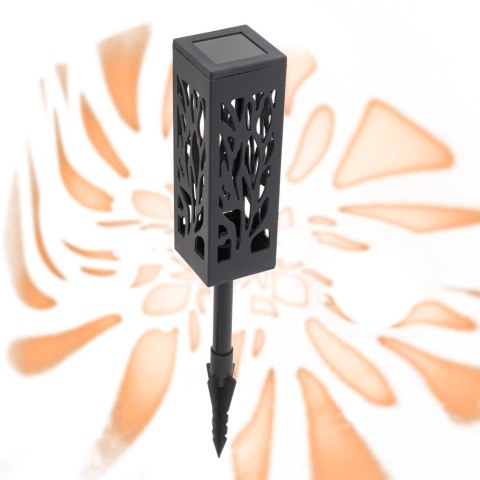 Lampa solarna ogrodowa ażurowa latarenka lamion LED czujnik zmierzchu wbijana 4szt. Kik Sp. z o. o. Sp. k. Lampa solarna ogrodowa ażurowa latarenka lamion LED czujnik zmierzchu wbijana 4szt. Kik Sp. z o. o. Sp. k.